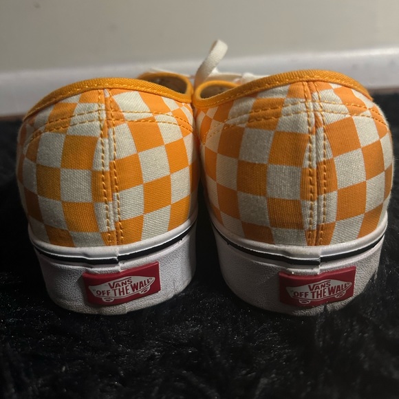 Vans Checkered Mustard Yellow With White Size 12 - Picture 5 of 5